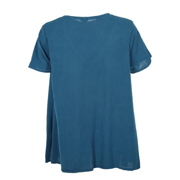 Short Sleeve Button Through Top