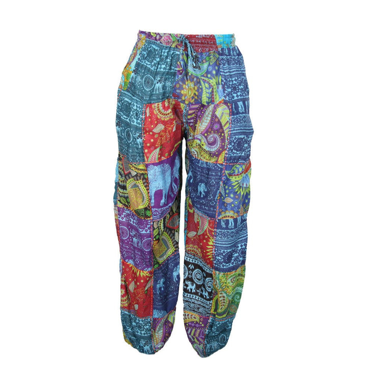 Kantha Stitch Patchwork Harem Pants