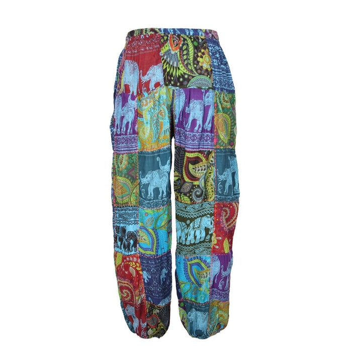 Kantha Stitch Patchwork Harem Pants