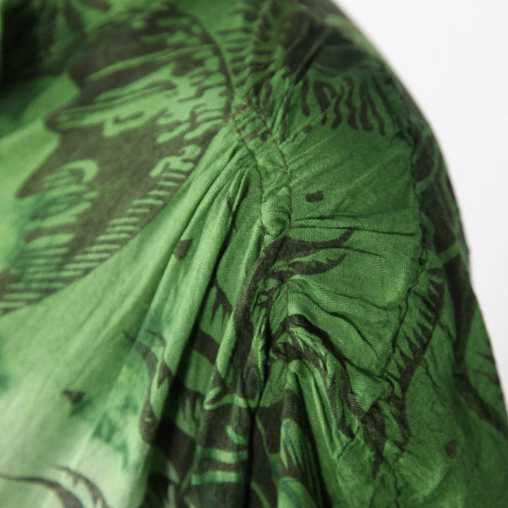 Sun & Moon Print Tie Dye Blouse