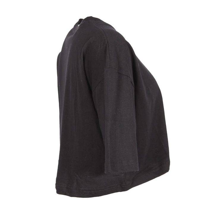 Printed Short Sleeve Crop Top