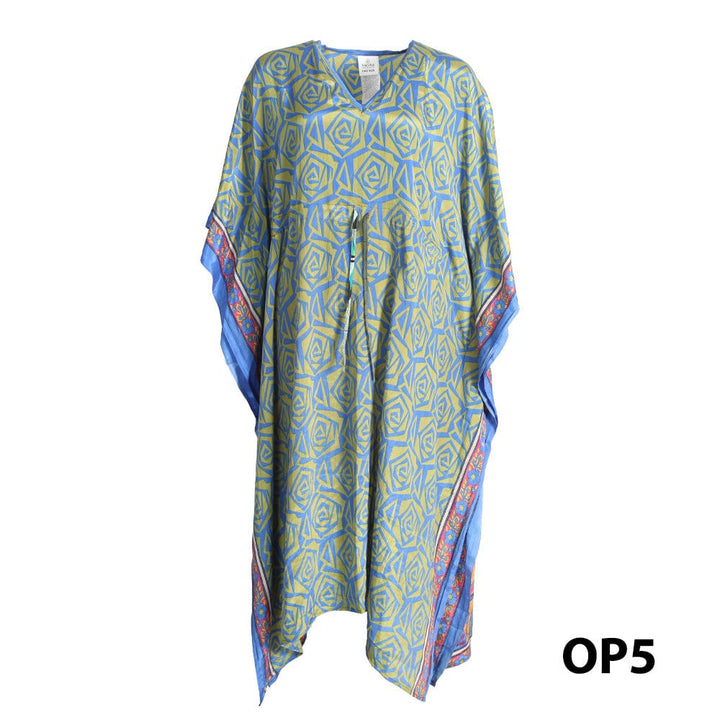 Recycled Sari Kaftan