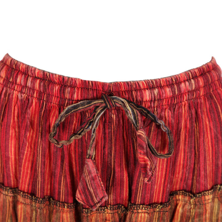 Cotton Layered Rainbow Skirt