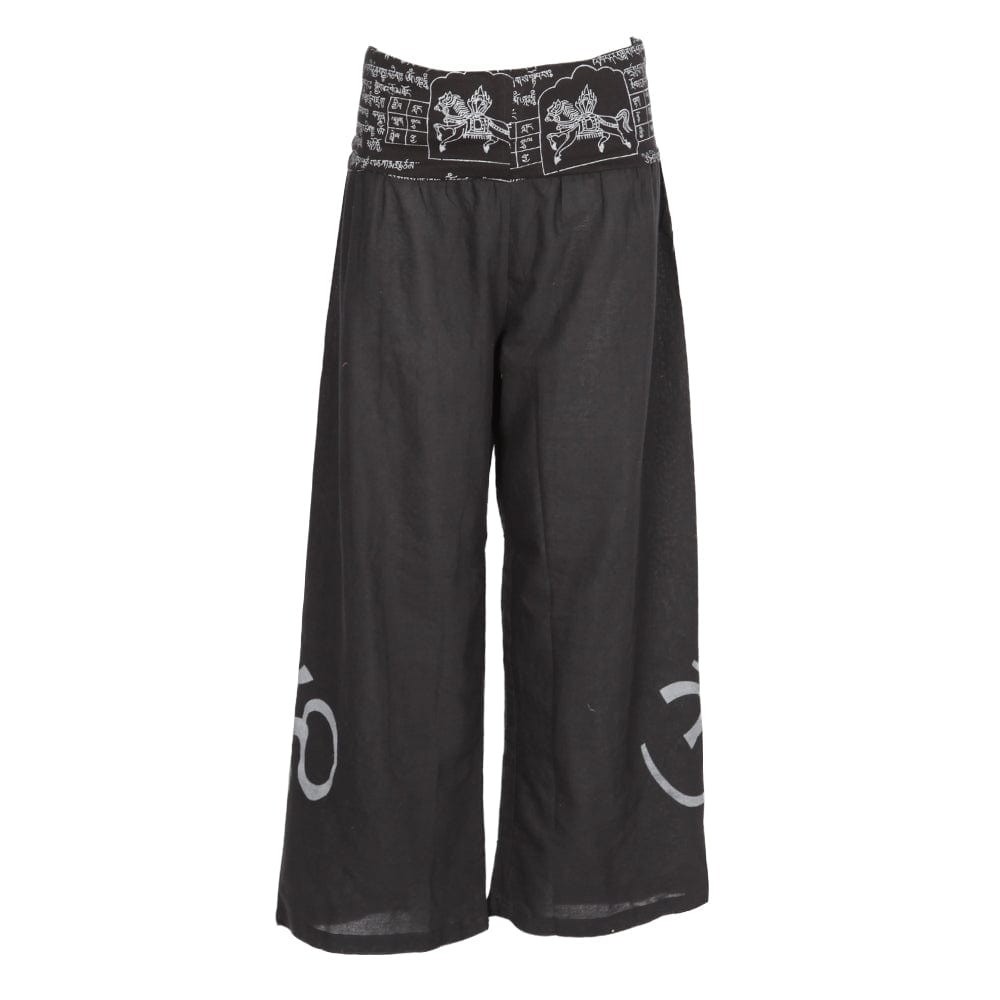 Cotton OM Print Trousers