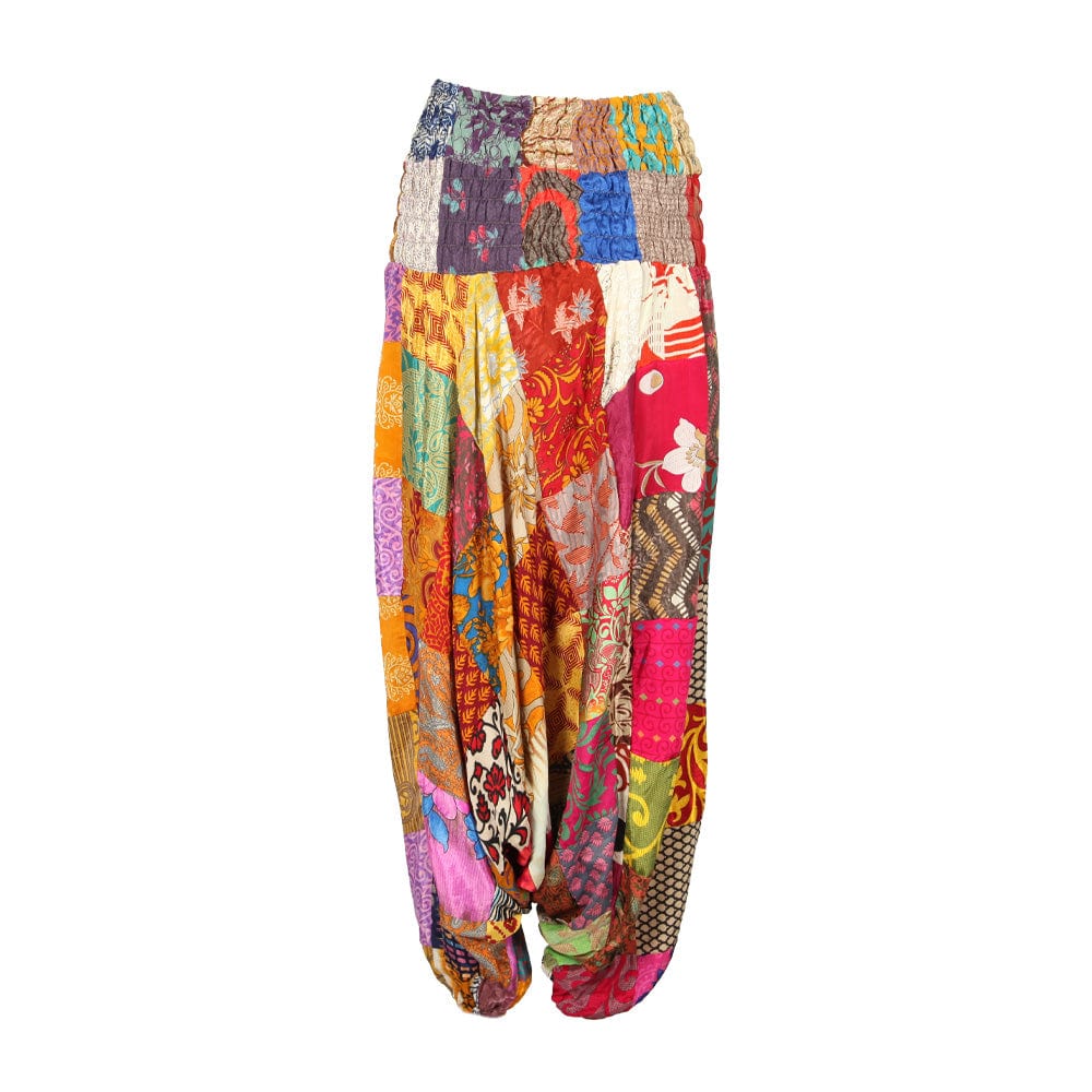 Patchwork Drop Crotch Harem Trousers – The Hippy Clothing