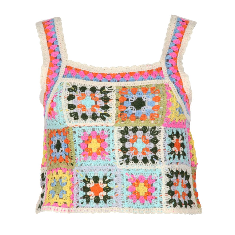 Granny Square Crochet Vest