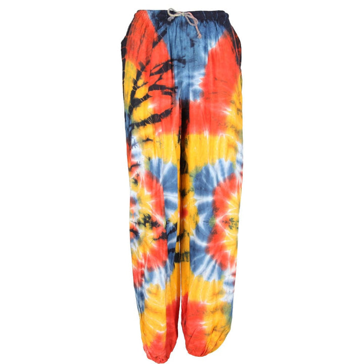 Multi Tie Dye Harem Trousers