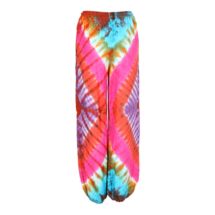 Multi Tie Dye Harem Trousers