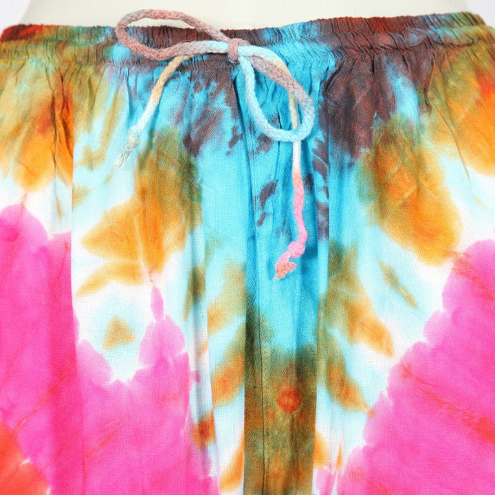 Multi Tie Dye Harem Trousers