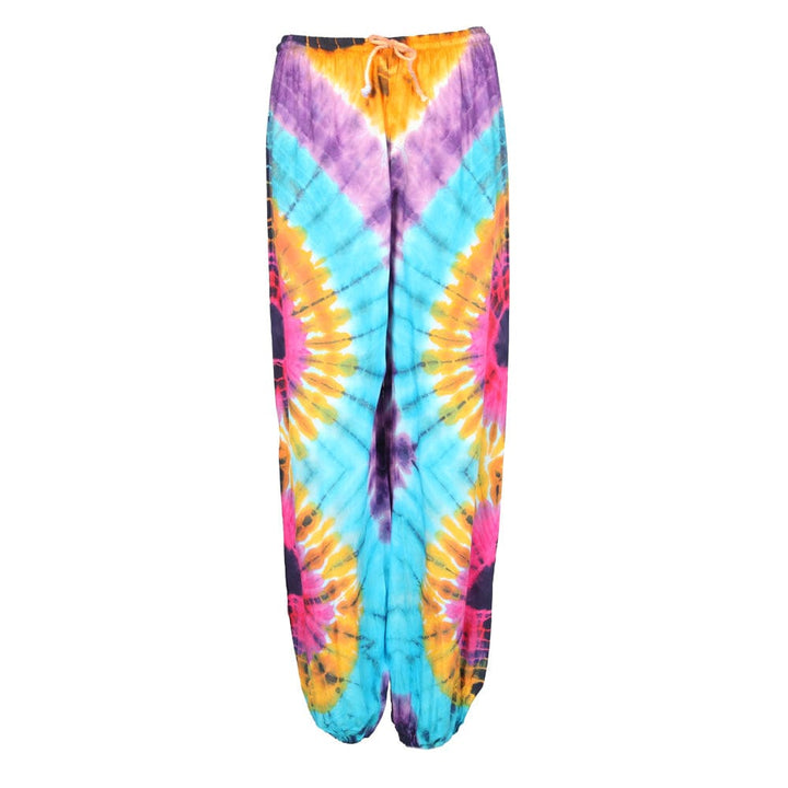 Multi Tie Dye Harem Trousers