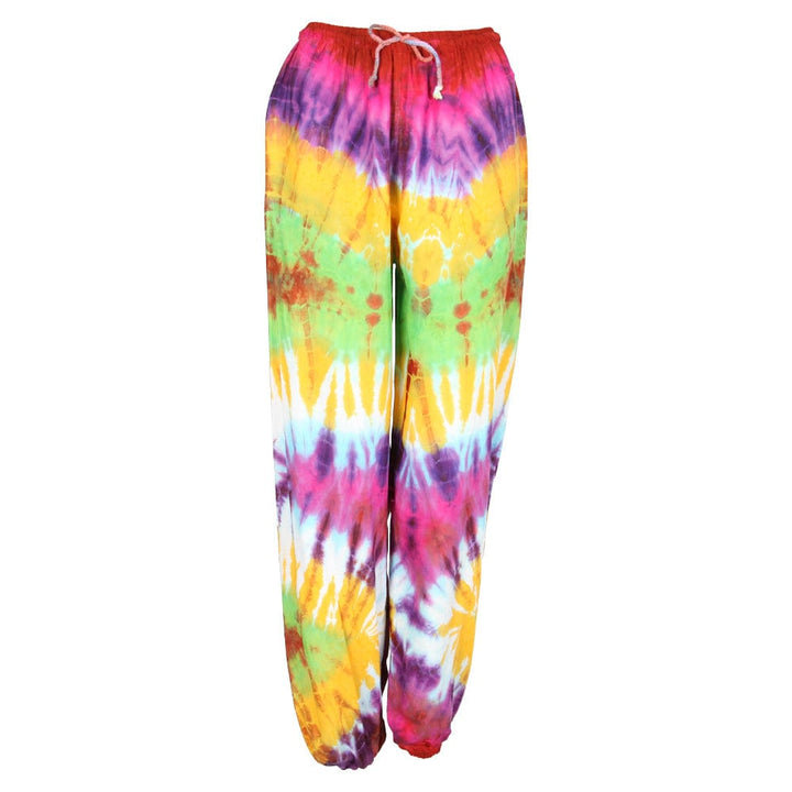 Multi Tie Dye Harem Trousers