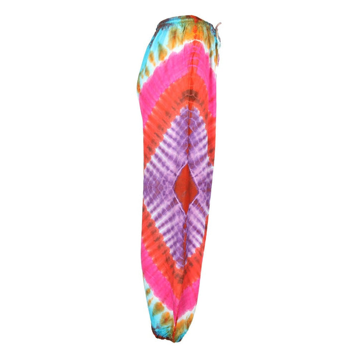 Multi Tie Dye Harem Trousers
