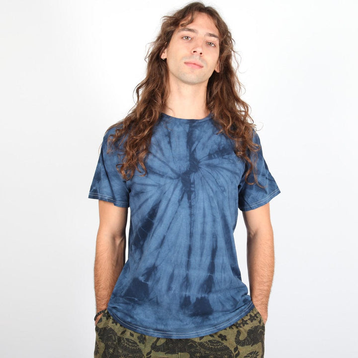 Blue Tie Dye T Shirt