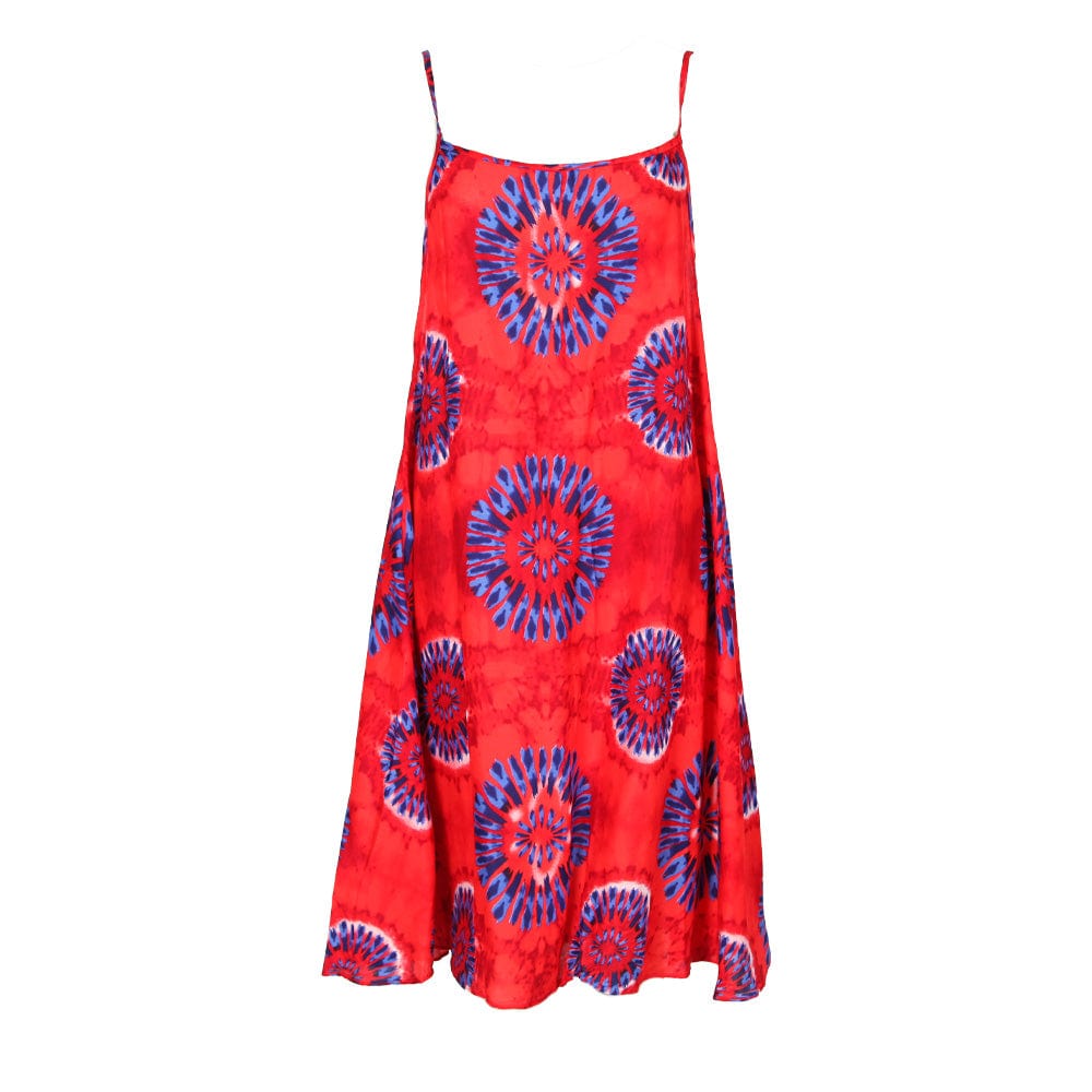 strapless open back dress Colourful Summer Dress – The Hippy Clothing Co
