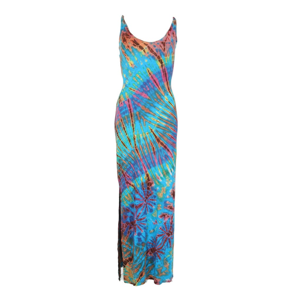 Tie dye bodycon maxi dress Clearance
