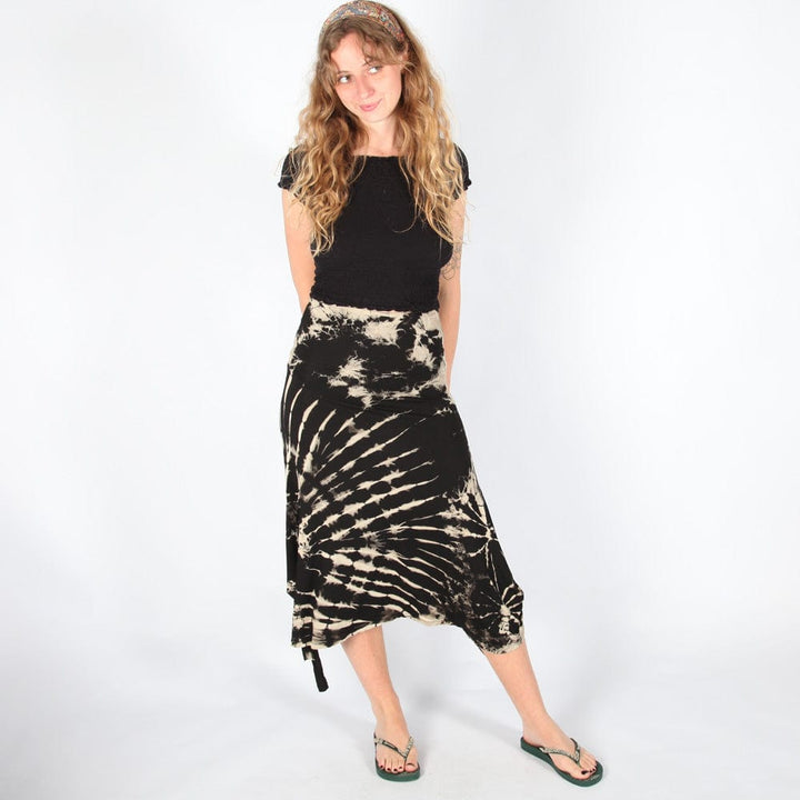 Tie Dye Bandeau Dress