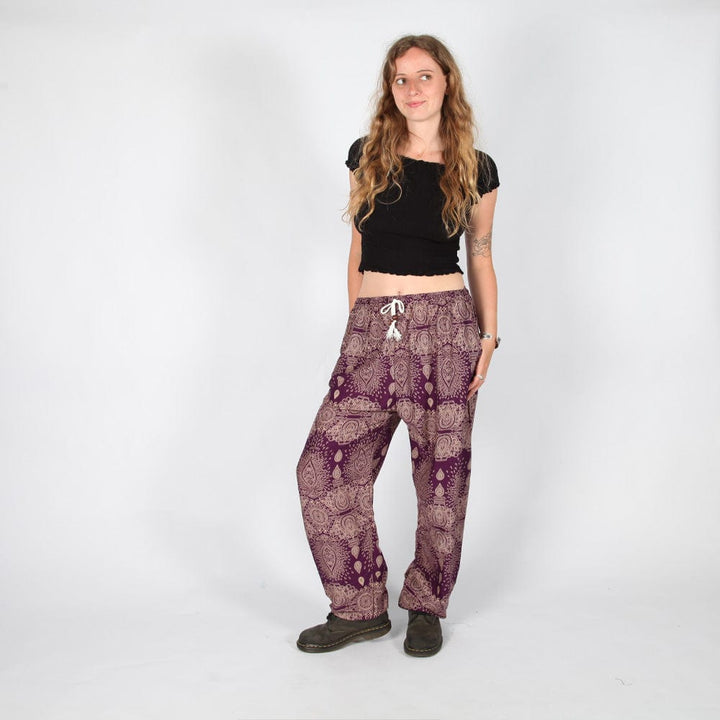Mandala High Crotch Harem Pants