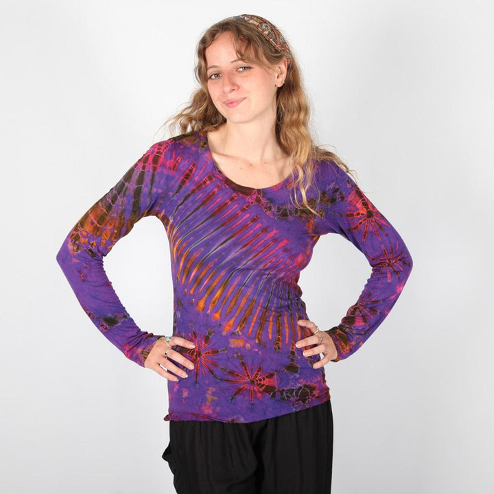 Long Sleeve Tie Dye T-Shirt