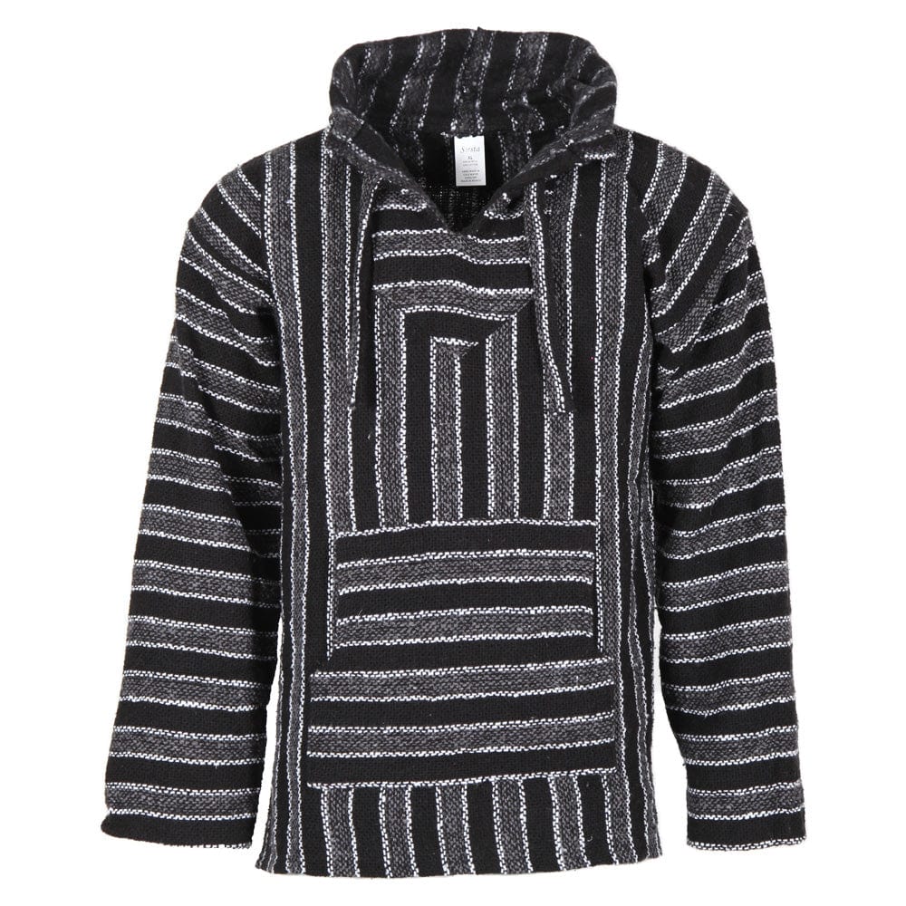 Stormy Grey Baja Hoodie.. The Hippy Clothing Co.