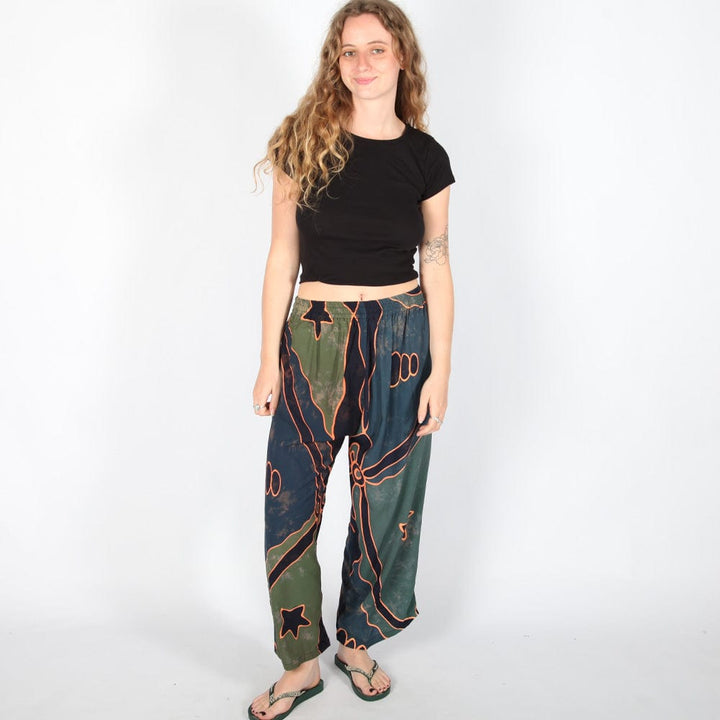 Bali Abstract Patterned Trousers