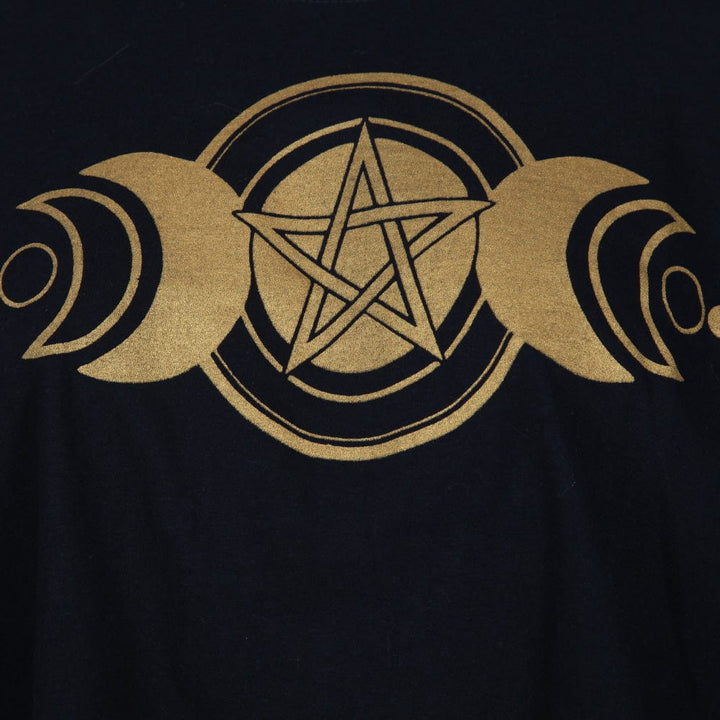 Printed Short Sleeve Crop Top