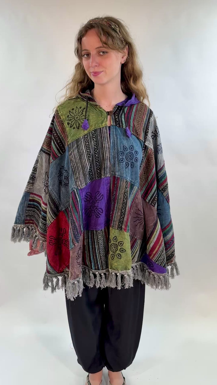 Patchwork Poncho