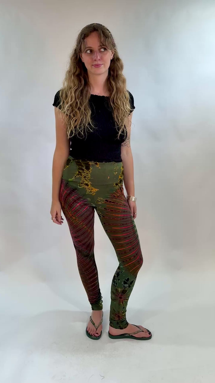 Tie Dye High Waist Leggings