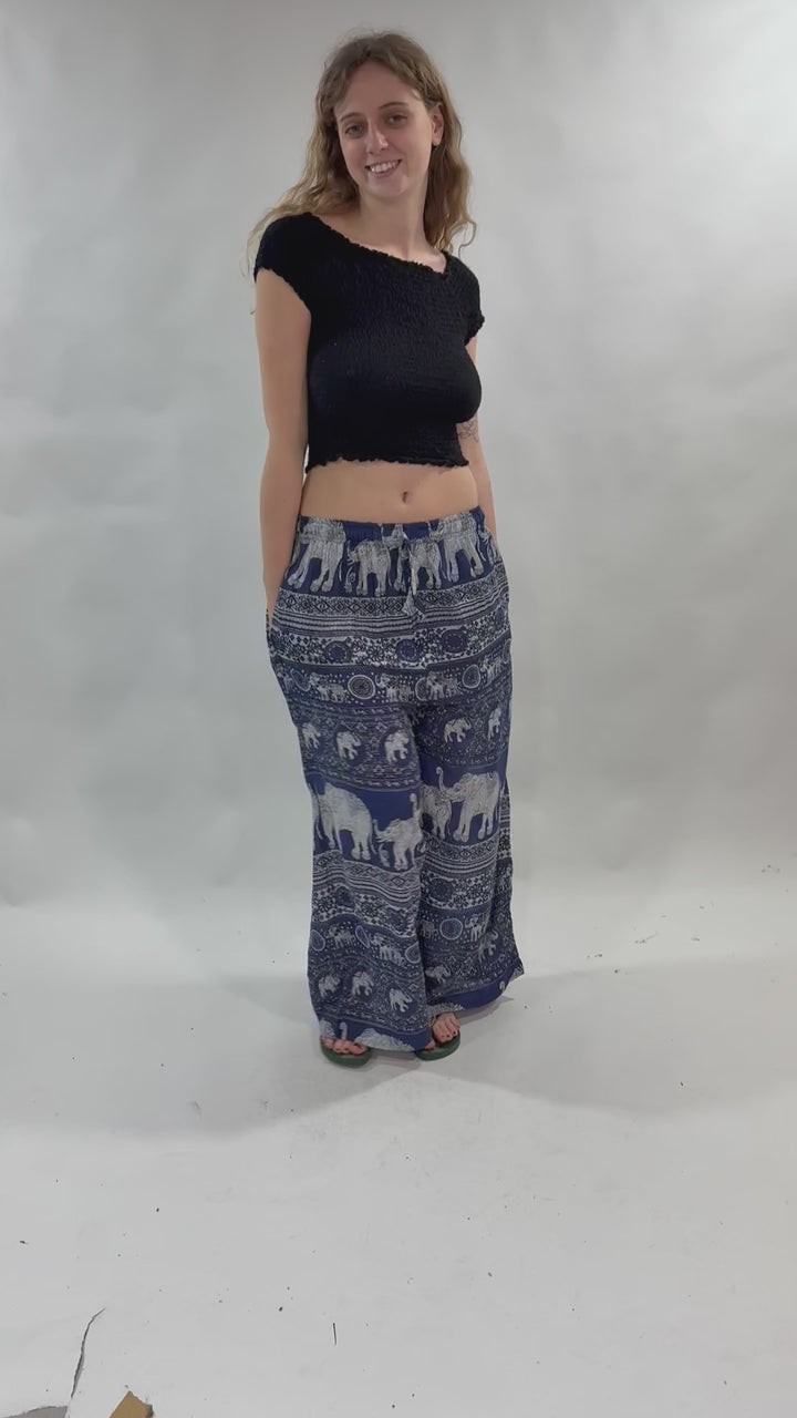 Cotton Elephant Trousers