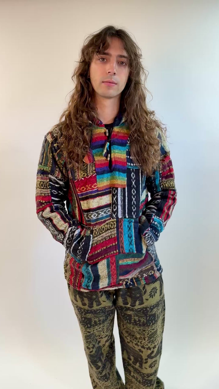 Men's Brushed Cotton Fleece Lined Hoodie