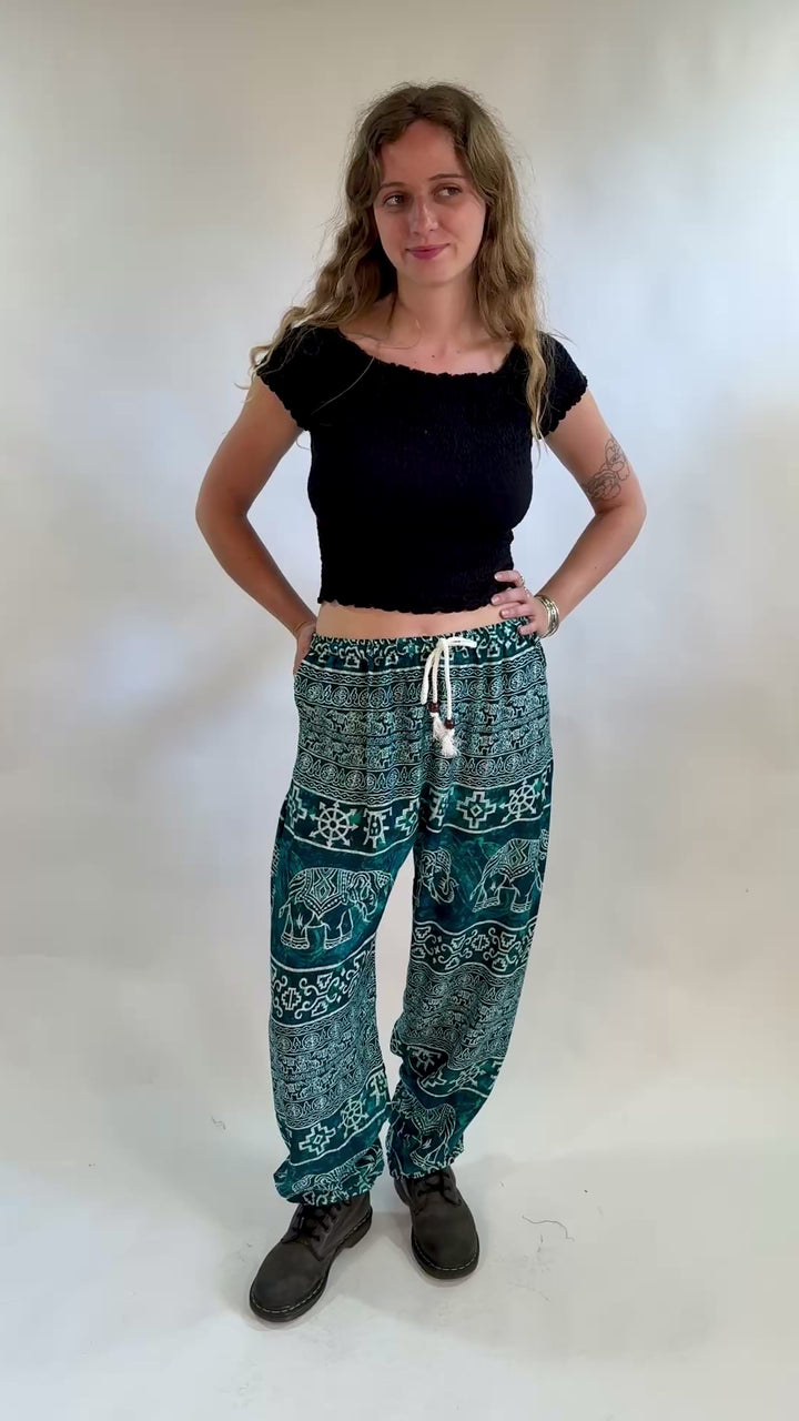 Rupestre Elephant Harem Pants
