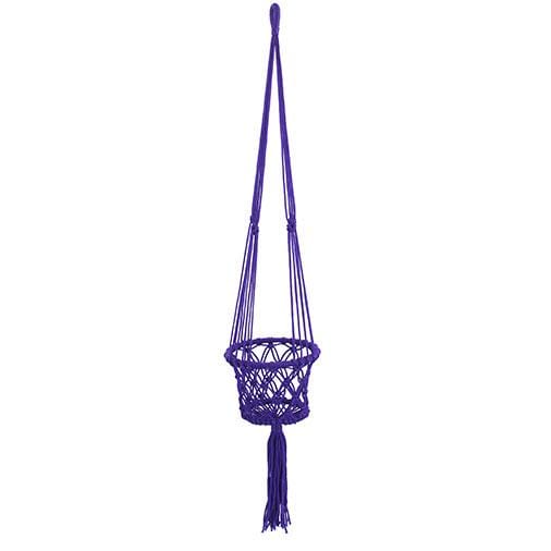 Bright Macrame Plant Hanger..