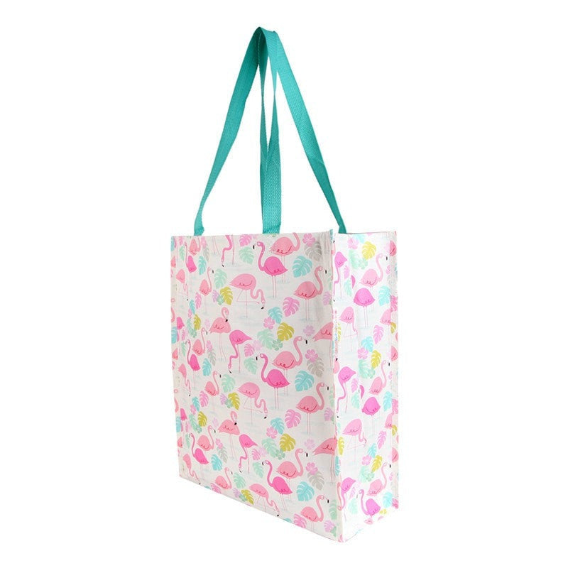 Tropical Flamingo Recycled Shopper Bag
