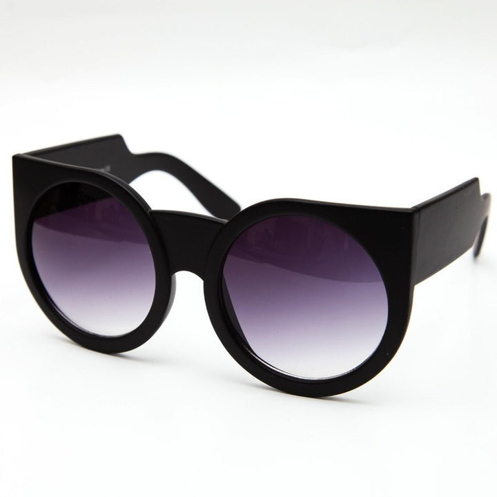 Oversized Round Cat Sunglasses