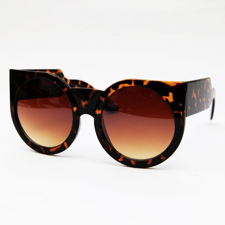 Oversized Round Cat Sunglasses