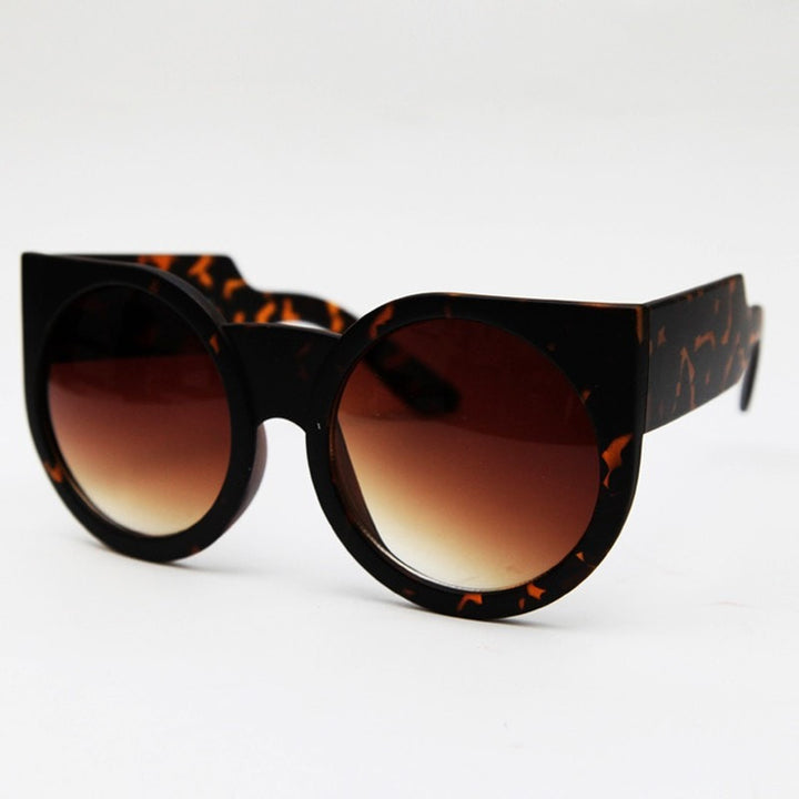 Oversized Round Cat Sunglasses