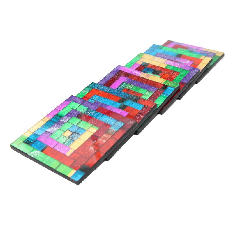Square Mosaic Coaster Set