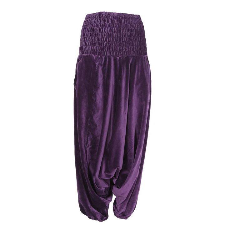 Velvet Harem Pants