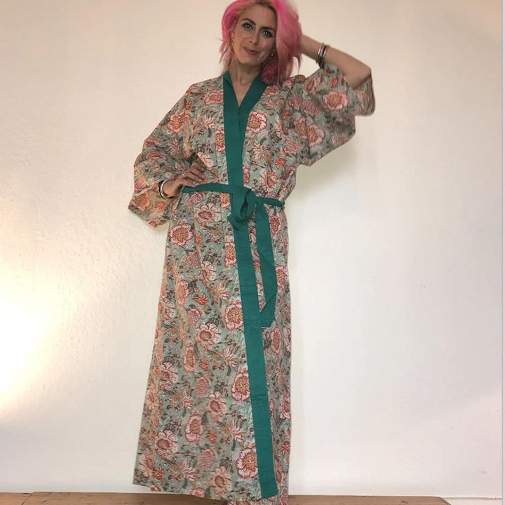 Cotton Kimono Gown