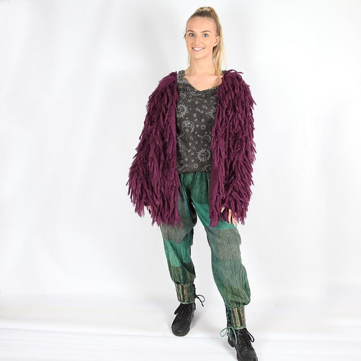 Shaggy Knit Cardi