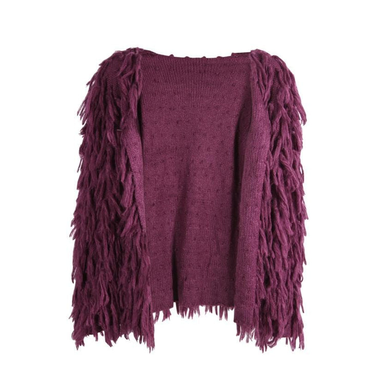 Shaggy Knit Cardi
