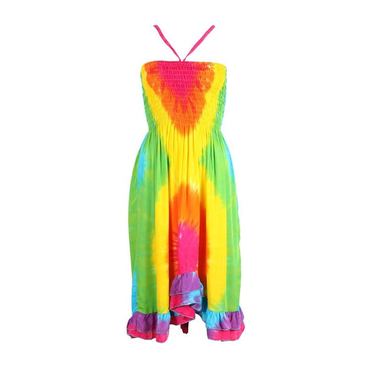 Tie Dye Bardot Dress