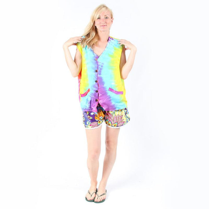 Rainbow Loose Fit Waistcoat