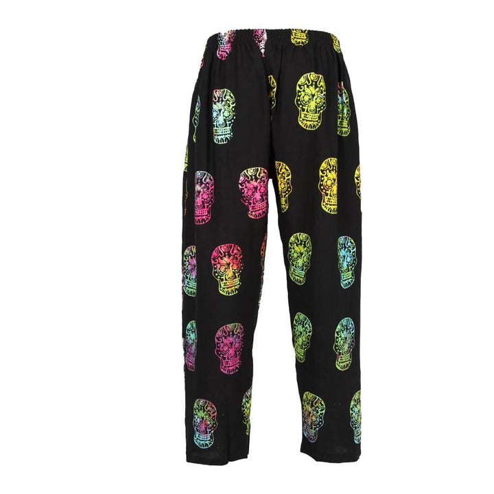 Men's Black Skull Trousers