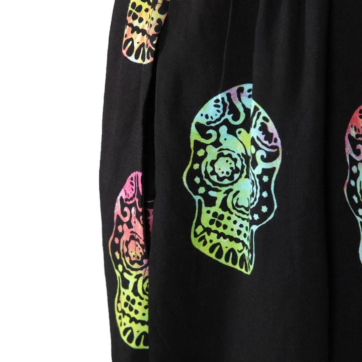 Men's Black Skull Trousers