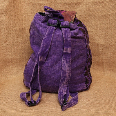 Gringo Cotton Backpack w/ Front Pocket