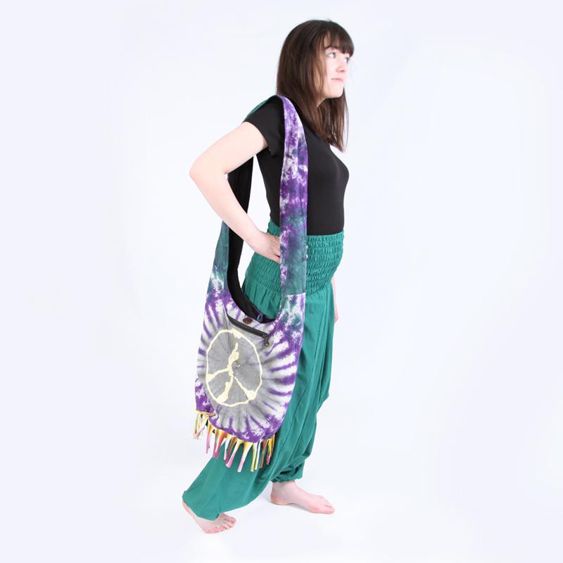 Tie Dye Peace Sling Bag