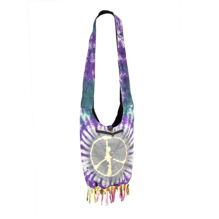 Tie Dye Peace Sling Bag