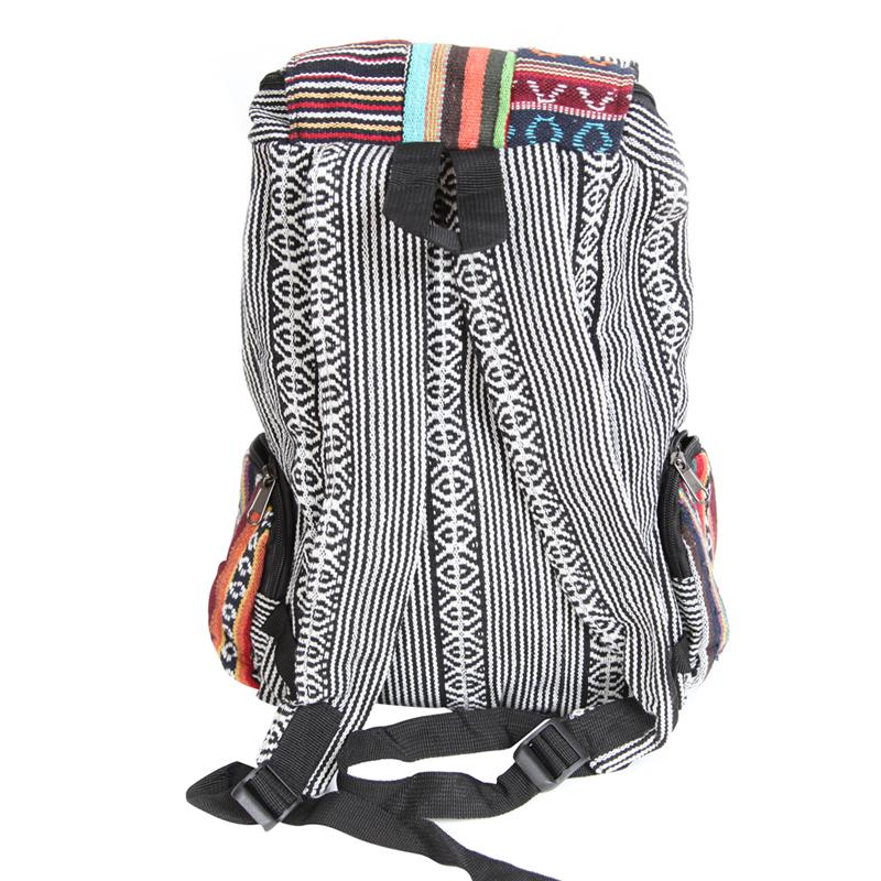 Patchwork Gheri Multi Pocket Backpack