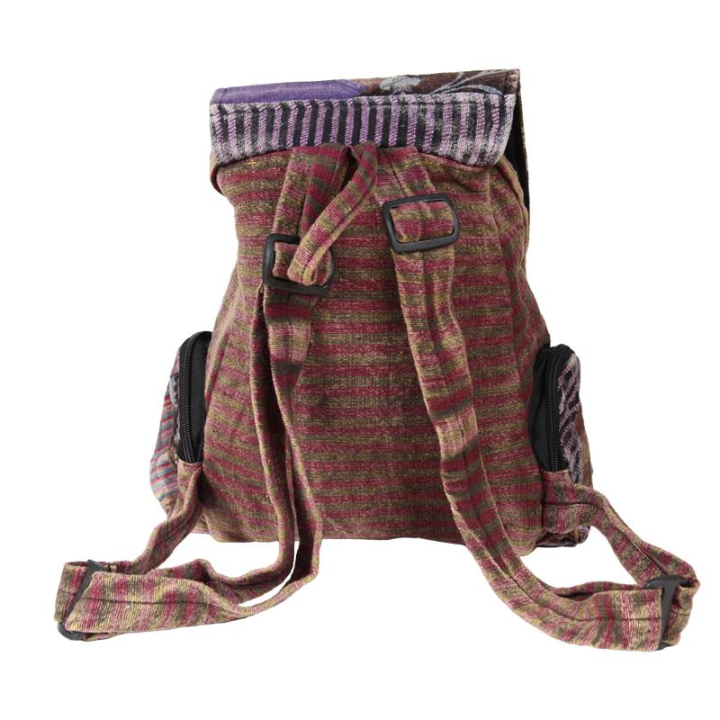 Cotton Patchwork Backpack