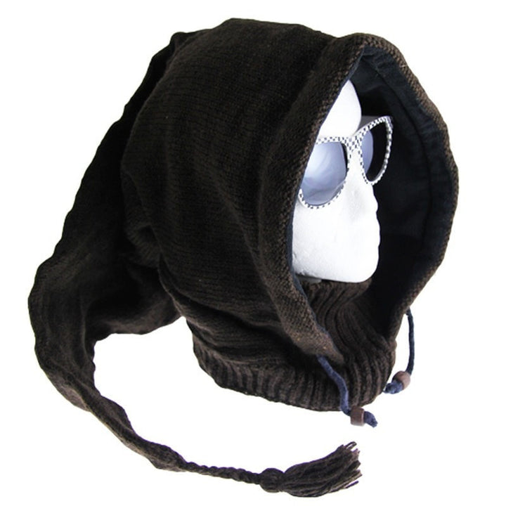 Pixie Knit Hood With Neck Warmer..